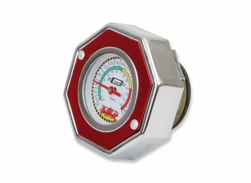 Mr. Gasket Thermocap - 16 PSI - Red - 2471R
